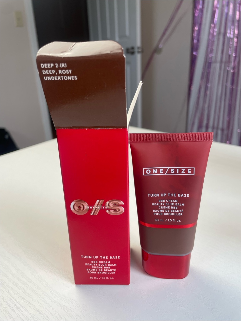 ONE/SIZE Turn Up The Base BBB Cream - Deep 2 (Rosy Undertones) - Red